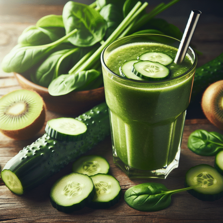 green smoothie recipes with cucumber