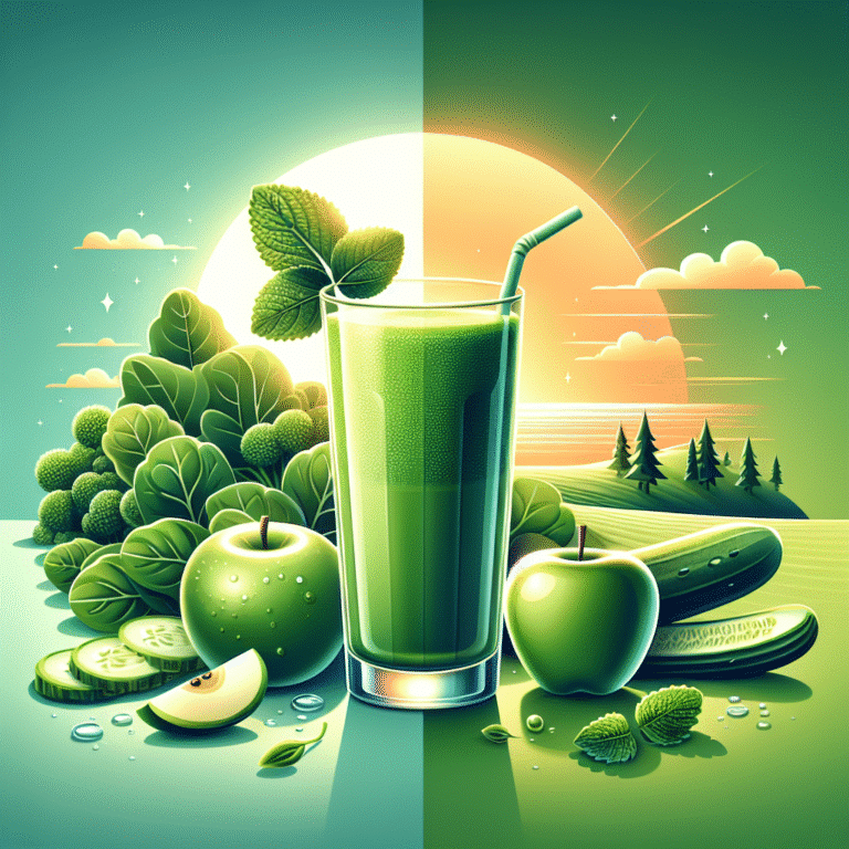 green smoothies for detox and energy