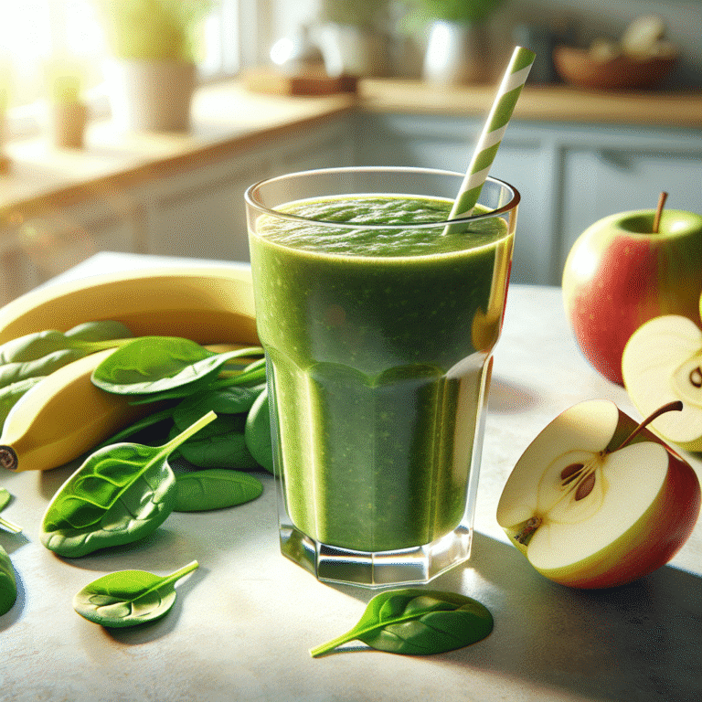 simple green smoothies for busy mornings