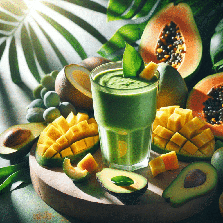 tropical green smoothie recipes