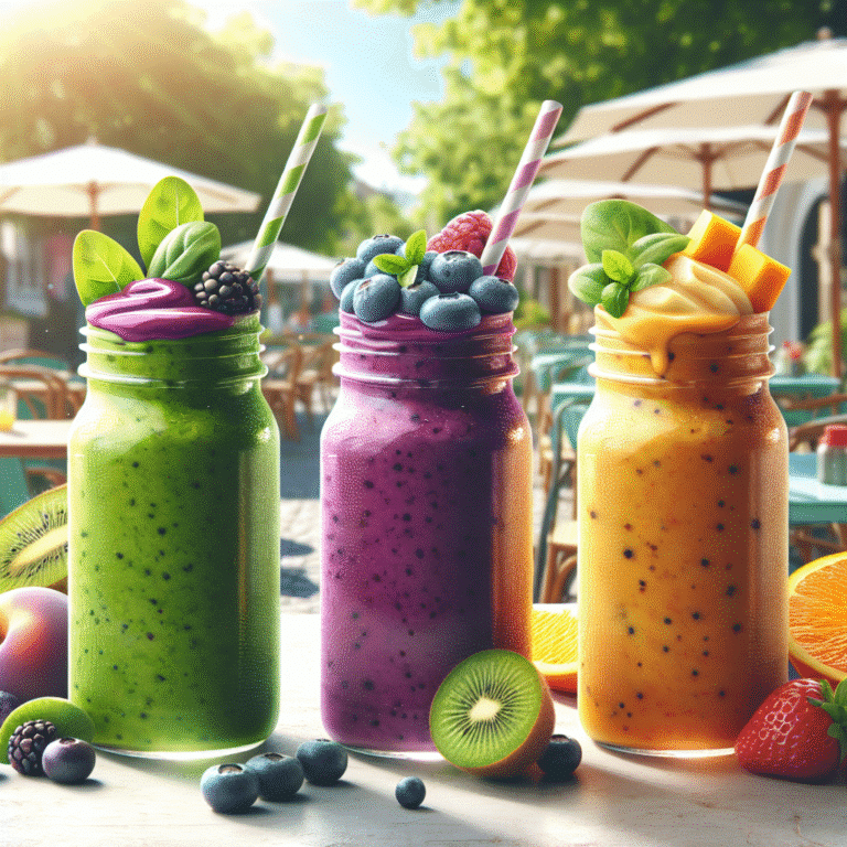 energizing fruit smoothies to boost your day
