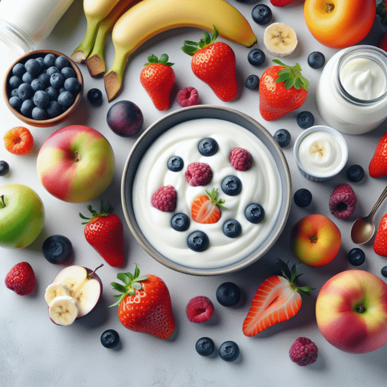 fruit smoothie recipes featuring yogurt for creaminess