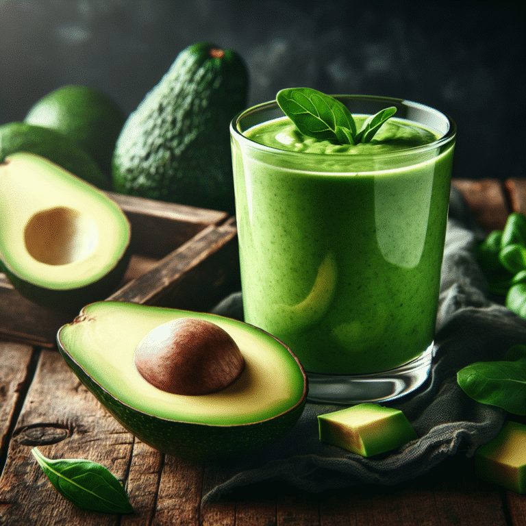 green smoothies with avocado for creaminess