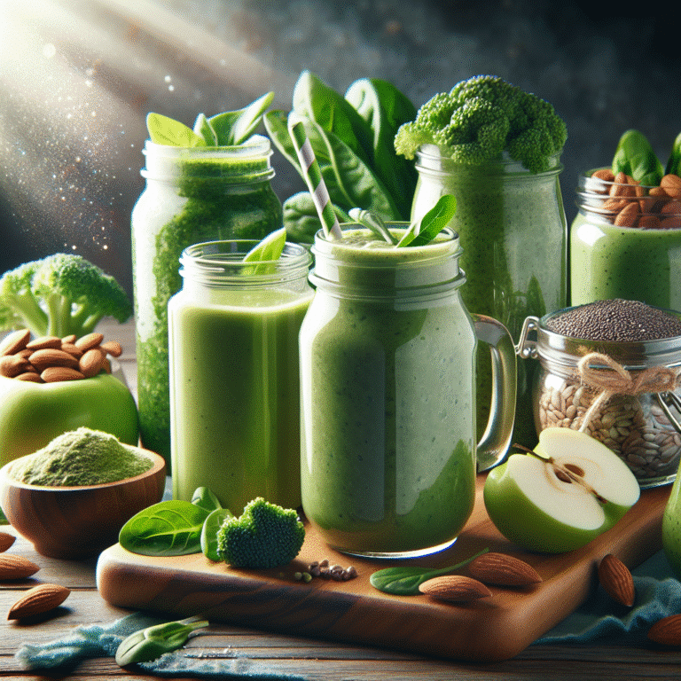 high-protein green smoothies for fitness