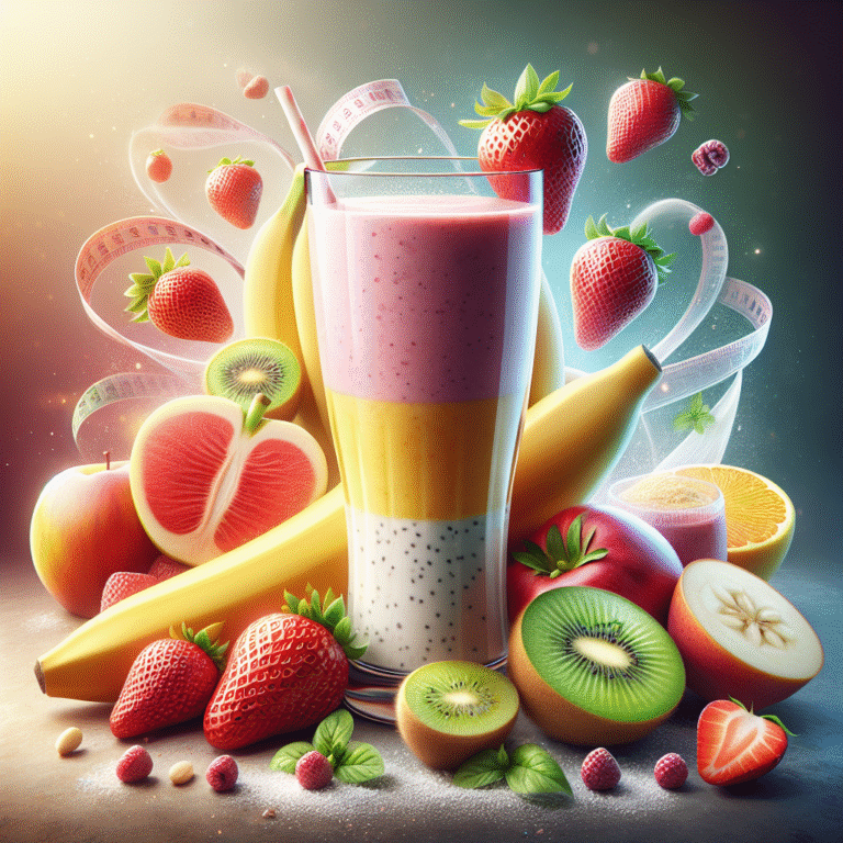 high-protein fruit smoothies for effective weight loss