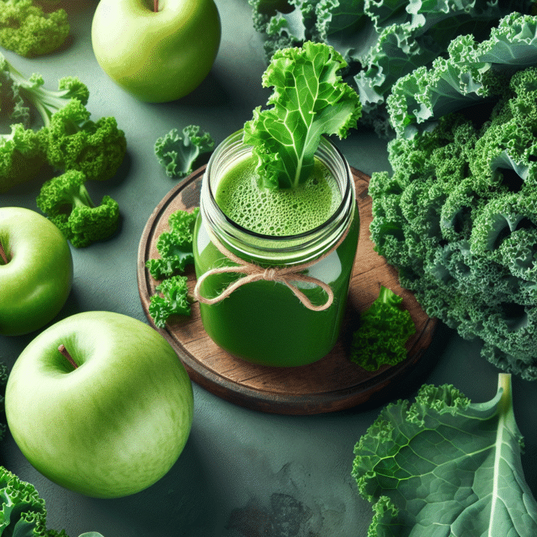 green smoothie recipes with kale and apple