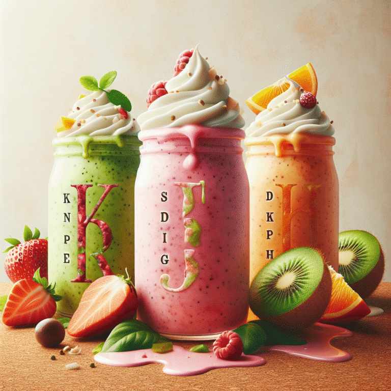 creamy fruit smoothies made without milk