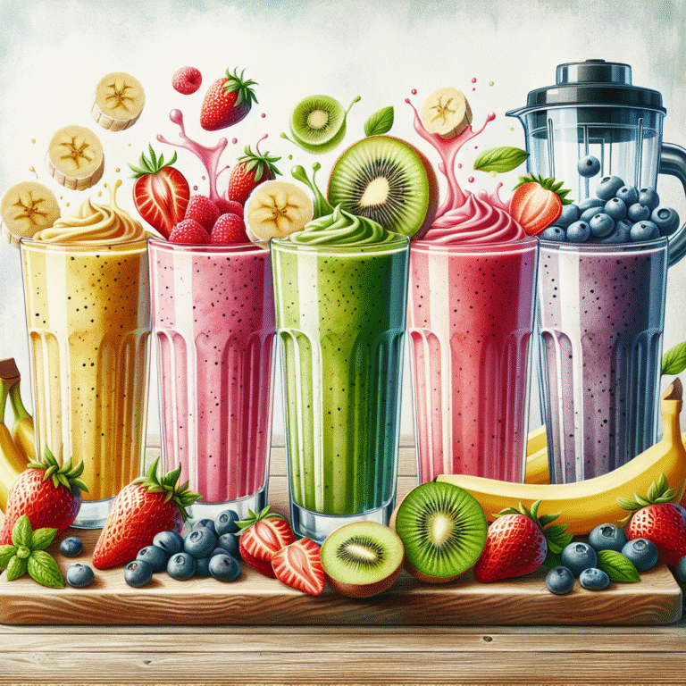 quick fruit smoothies you can make in under 5 minutes