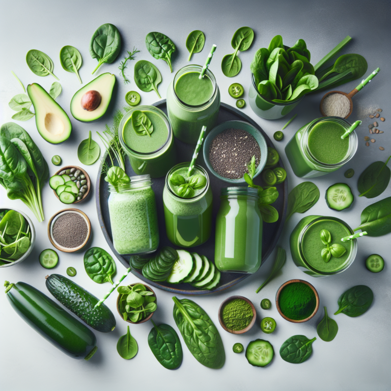nutrient-dense high-protein green smoothies